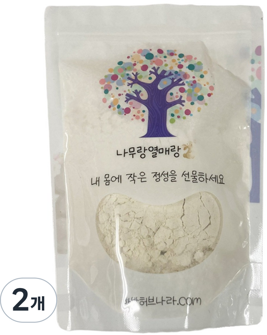 국산 100% 생율무가루, 500g, 2개
