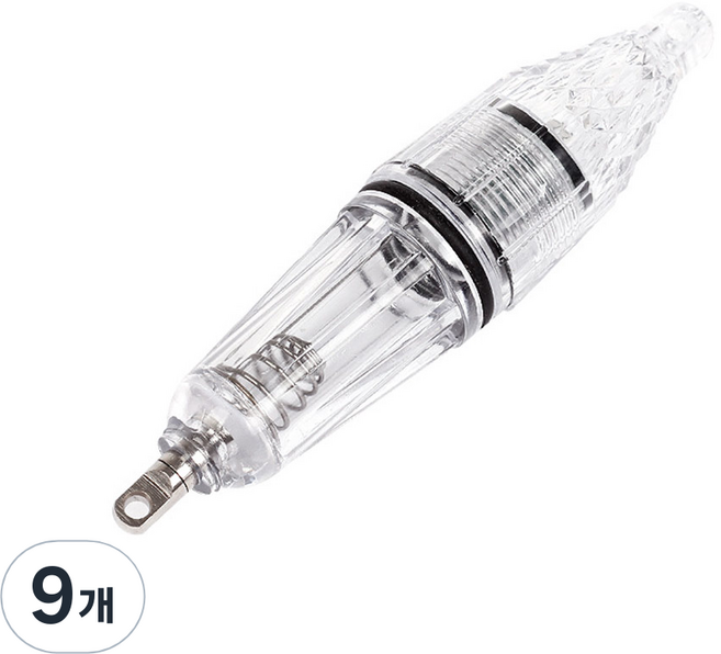 [선경] 갈치집어등 3개 세트 수중 방수 갈치 풀치, 레드, 9개