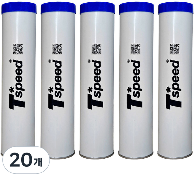 Tspeed 구리스 카트리지 튜브형 ST-2307, 20개