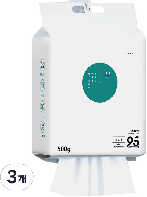 Jeernare 두툼한 순면 일회용 페이스타올 대용량 가정용 세안타올 페이스 티슈, 3개, 180개입