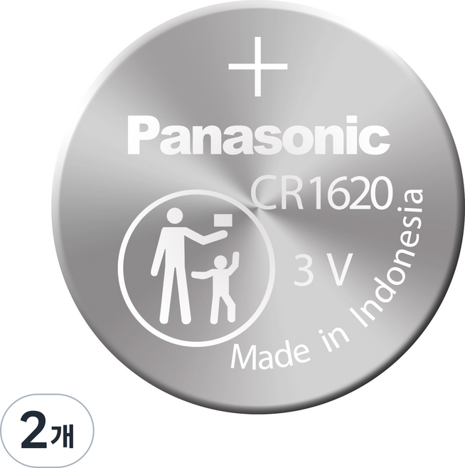 파나소닉 CR1620(10알) 3V 리튬전지 수은건전지, 2개