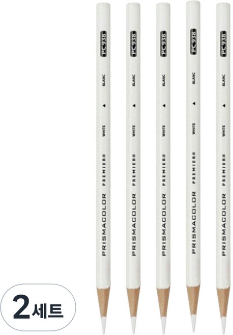 샌포드 프리즈마 색연필 낱색 PC938 WHITE 세트, 2세트, 1색