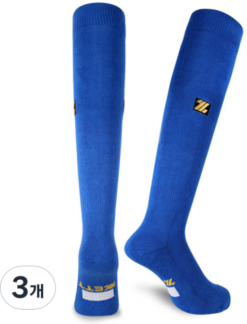 제트 야구양말 BSK-200 청색, 3개