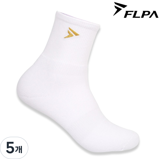 플파 양말 골드플파로고 스포츠 삭스 남성 여성 국대 운동 헬스 배드민턴 오남스포츠, 5개