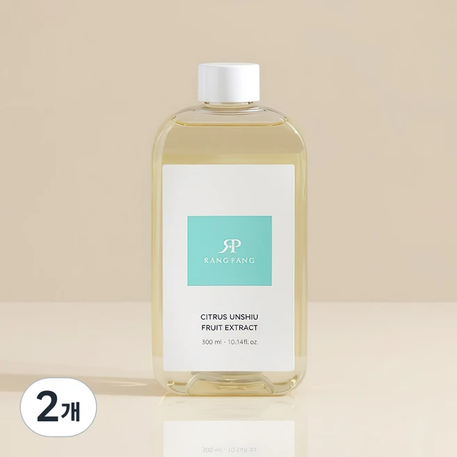 랑팡 청귤 추출물 원액 100% 칙칙한 잡티 흔적 맑은 톤 케어 (비타민C), 300ml, 2개 - 쿠팡