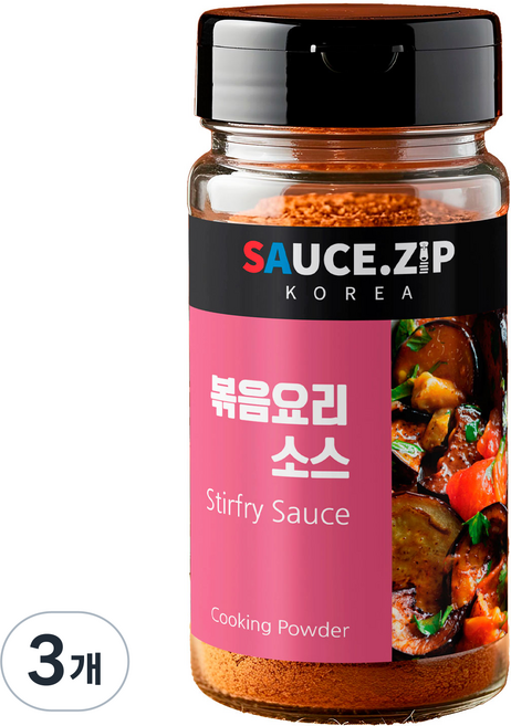 소스집 만능볶음소스 볶음용양념가루, 3개, 100g
