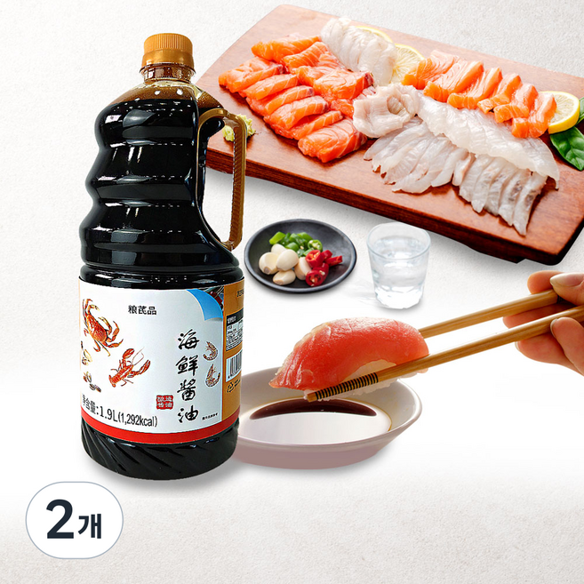 (배터짐) 뉴 광동 해산물간장 해선간장 중국간장, 2개, 1.9L