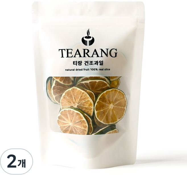 티랑 제주 건조청귤 슬라이스 청귤차, 2개, 1개입, 40g