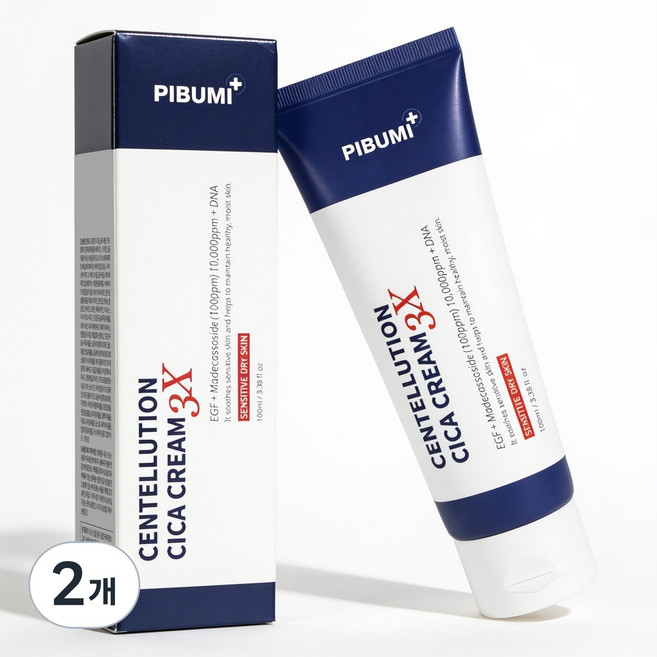 피부미 센텔루션 시카 건성크림 3X, 100ml, 2개