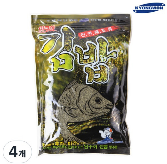 경원산업 아쿠아 김밥, 380g, 4개