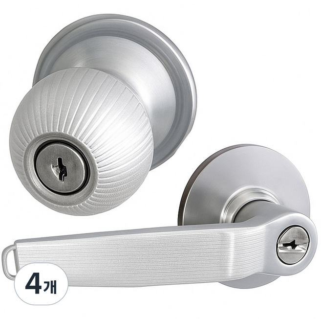 팝폰 정전기방지 공장문 화장실 손잡이 99.9% 향균커버 1+1 S99, 4개