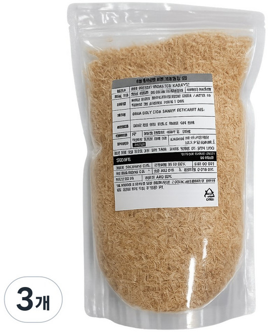 아르마 구운 볶은 카다이프 면 튀르키예 직수입, 3개, 500g