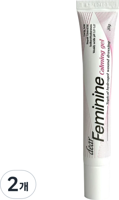 디어페미닌 카밍겔 수분유지 건조한피부 보습 저자극, 2개, 20g - 쿠팡