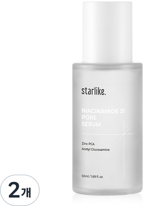 스타라이크 나이아신아마이드 21% 고함량 세럼 모공 앰플, 2개, 50ml