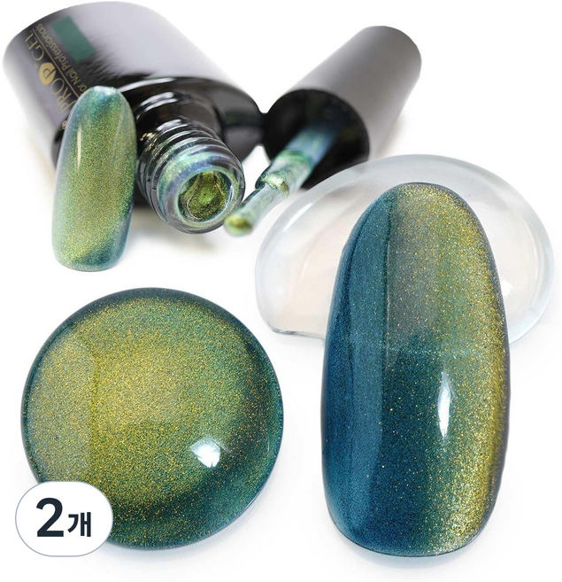 프로프젤 갤럭시 자석젤 마그그젤 캣츠아이자석젤 자석네일 자석젤네일 자석네일아트 잘잘나가는마그넷젤 마그넷젤추천, 2개, 7.2ml, 047 남빛