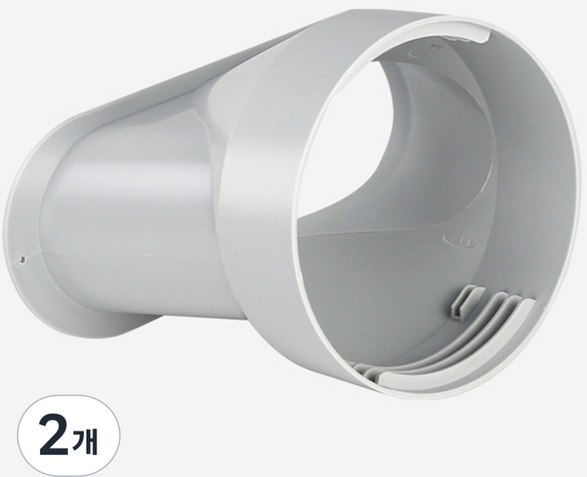 3초쿨 이동식 에어컨 칸막이 커넥터, 2개, 13cm/커넥터