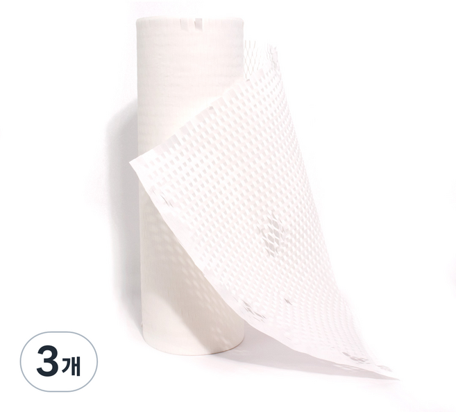 휴크래프트 버블 종이 완충재 종이 완충 포장지 크라프트 뽁뽁이, 3개