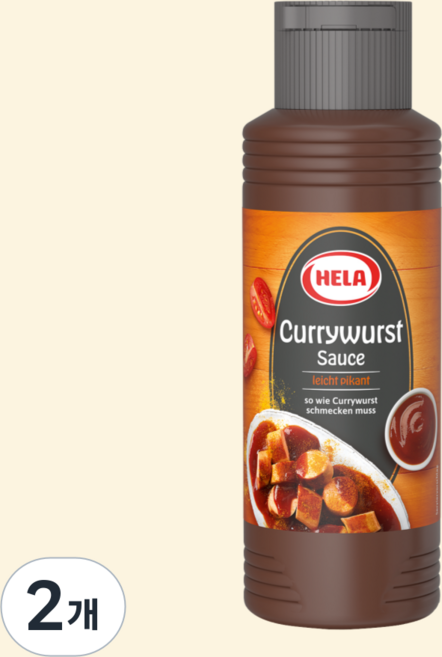 오리지널 독일 커리부어스트소스, 330g, 2개