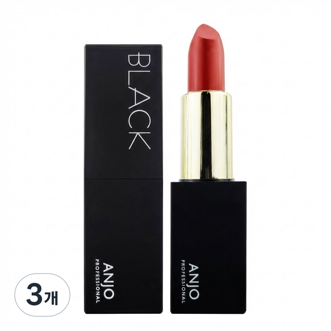 앙쥬 프로페셔널 데일리 립스틱 6color, 3개, 4.5g, 6호 벨벳 코랄