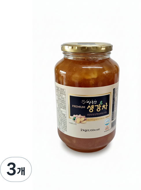 건강까지 생각하는 더상큼한 생강차, 3개, 2kg, 1개입, 2kg