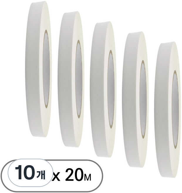 아트위브 마스킹 테이프 종이테이프 아이보리 15mm, 10개