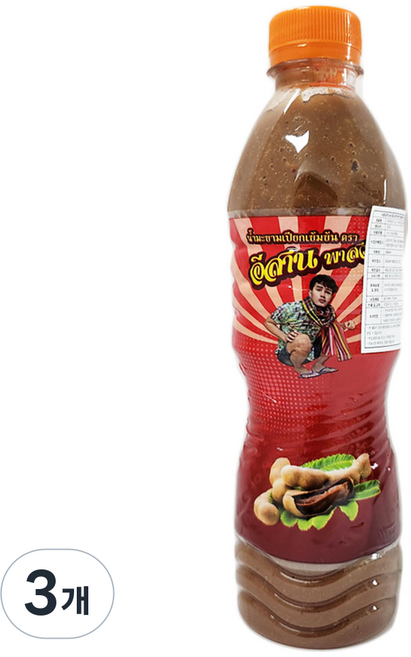 태국 타마린드 페이스트 소스 500ml 동남아요리 소스 TAMARIND PASTE, 3개