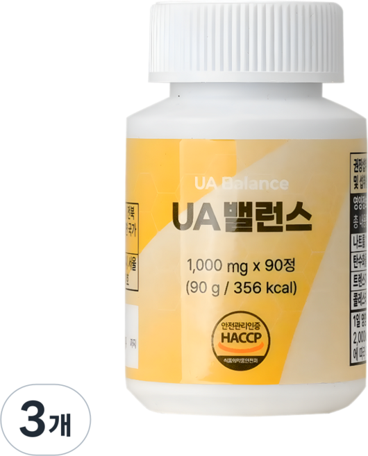 UA밸런스 샐러리씨앗 타트체리 3개월분 약국 병원 판매용, 3개, 90정
