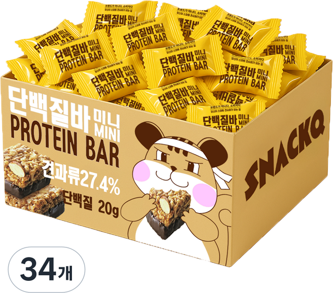 노브랜드 과자, 34개