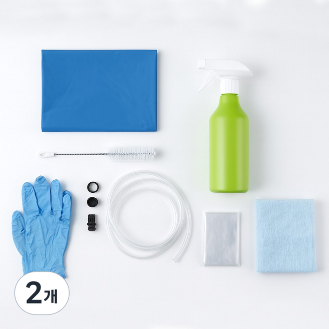 마마픽스 셀프 벽걸이 에어컨 청소 방수포 물받이 세트, 2개