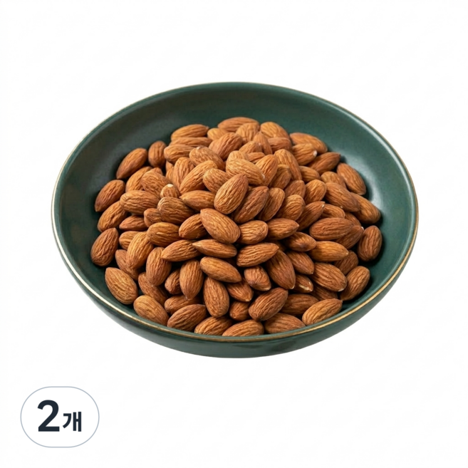 무염 햇 구운 아몬드, 2개, 130g