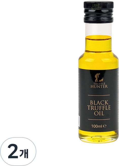 트러플헌터 블랙트러플 올리브오일 2배 농축 (실제 블랙트러플 함유), 100ml, 2개