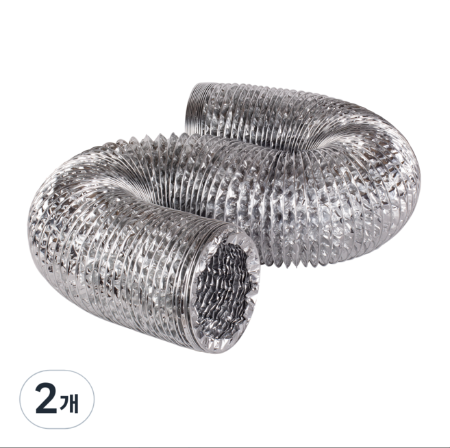 알루미늄 덕트 주름관 자바라트호스 배관 길이 1.5M, 2개