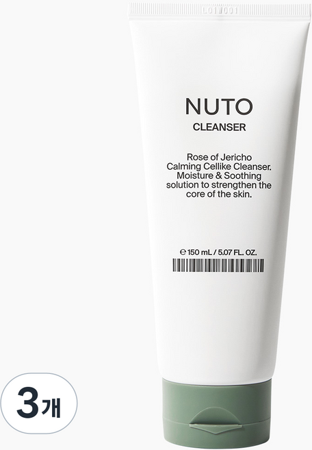 삼초마을 약산성 수분 진정 셀라이크 여드름 클렌징폼, 3개, 150ml