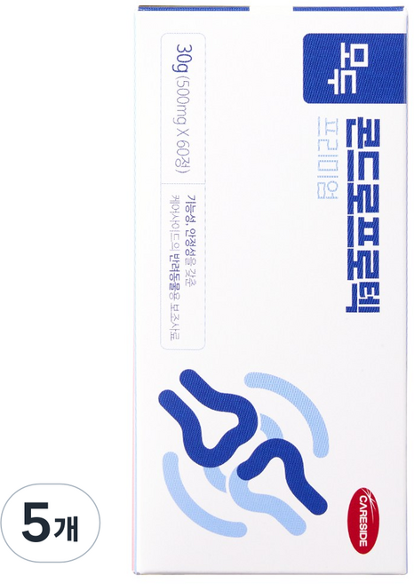 케어사이드 모두 콘드로프로텍 관절& 간 보조제(SAMe 포함), 60정, 뼈/관절강화, 5개