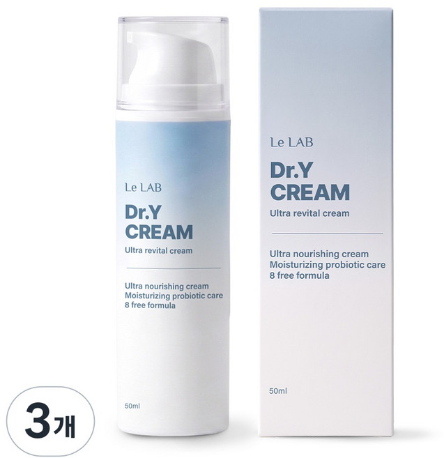 르랩 닥터와이 Y존크림 유산균 항산화 피부 장벽 케어 보습제, 50ml, 3개