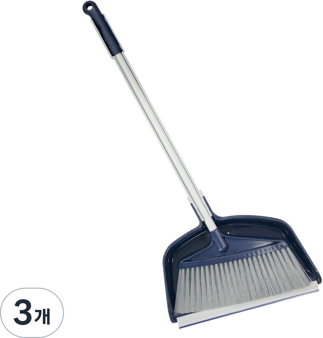 필굿리빙 스탠드 빗자루쓰레받기세트, 3개