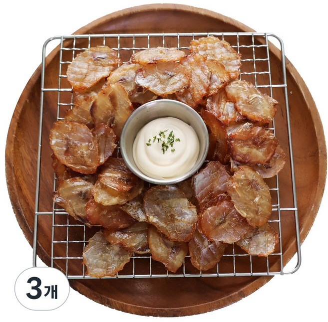 [건파파]맛있게 잘 구운 동전쥐포 꼬마쥐포 쥐치포, 3개, 100g