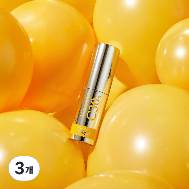 야다 기미잡티 지우개 비타민스틱밤 영국산 순수 비타민C 최대함량, 10g, 3개