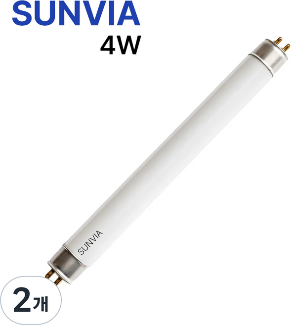 썬비아 포충등 포충램프 UVA 포충기등, 2개, 4w