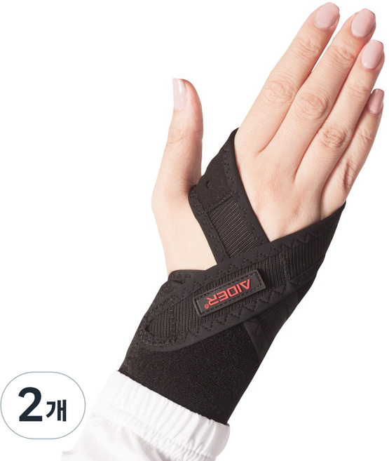 에이더 터널 강화형 손목보호대 T1, 2개, 오른쪽