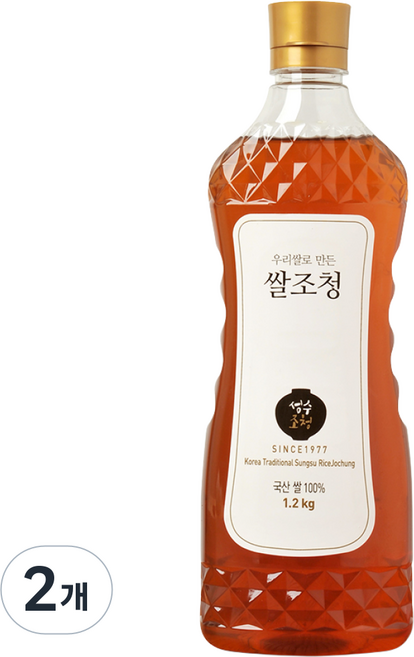 성수 우리쌀로 만든 쌀조청 쌀엿, 1.2kg, 2개