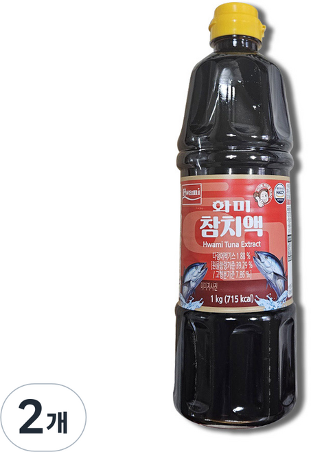 화미 참치액, 2개, 1kg