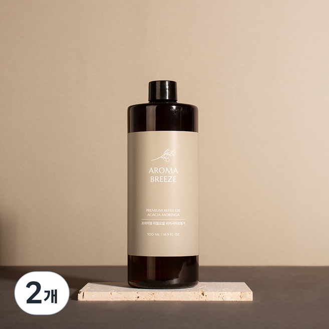 아로마브리즈 프리미엄 리필오일, 2개, 500ml, 아카시아모링가