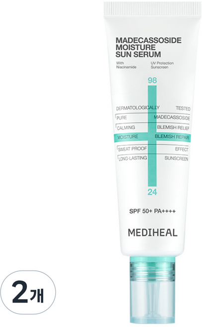 메디힐 마데카소사이드 수분 선세럼 흔적 리페어, 50g, 2개