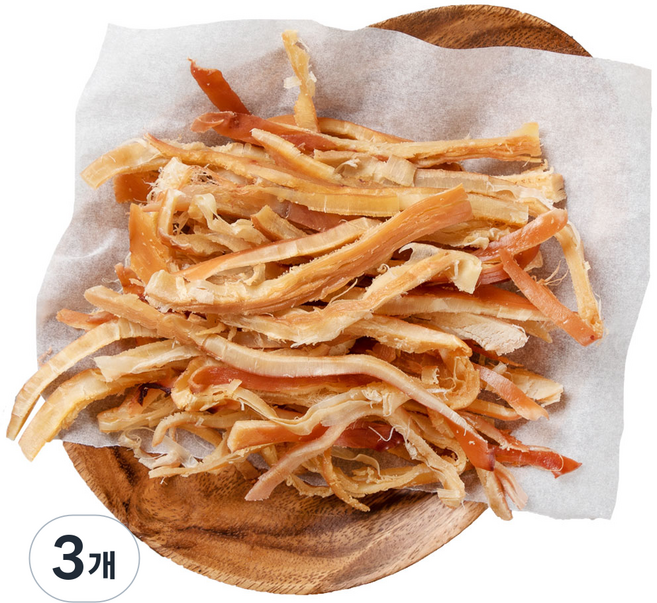 [건파파] 바베큐 페스츄리 오징어, 250g, 3개