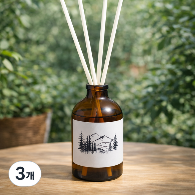 [한정생산]여온 프리미엄 핸드메이드 디퓨져 디퓨저 고급 실내 방향제, 3개, 100ml, nature dawn