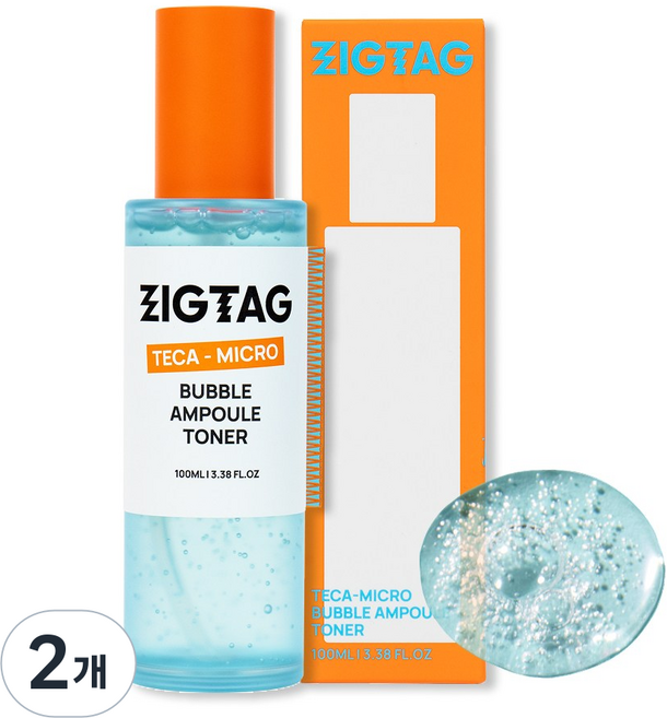 직택 토너 시카 병풀 테카 마이크로 버블 속보습 징크 판테놀 파하, 2개, 100ml