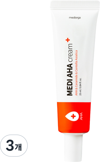 메디올가 메디 아하 좁쌀 비립종 각질 케어 크림 25ml, 3개