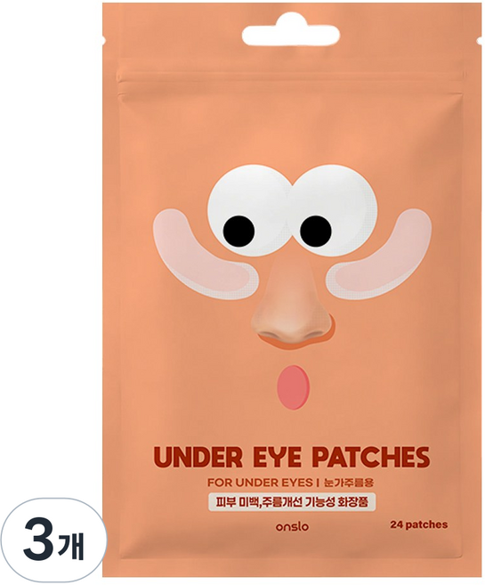 온슬로 PDRN 아이패치, 3개, 24개입