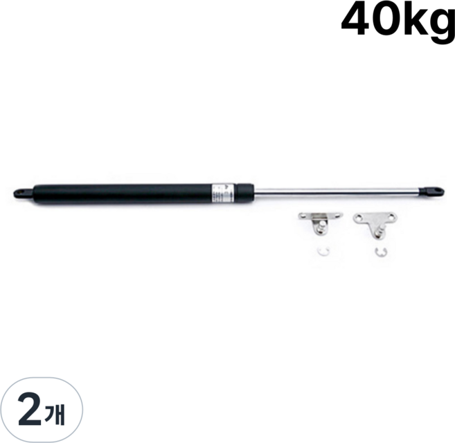 철부자 공업용쇼바 유압 자동차트렁크 본넷 고하중, 2개, 공업용쇼바 40kg